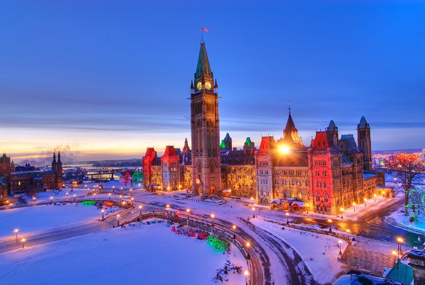 Parliament Hill Colors Ottawa