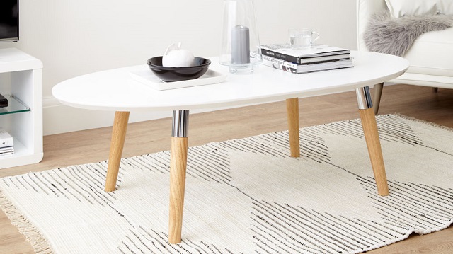 skandi oak coffee table