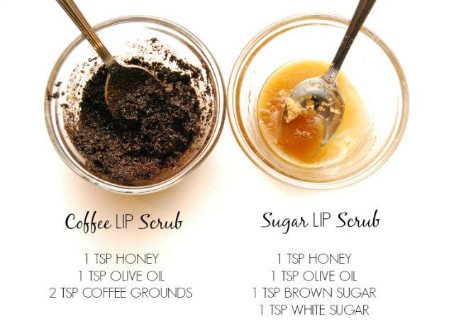 sugar and coffee lip scrubs recipes