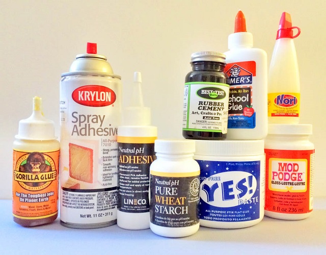 glues used for scrapbooking