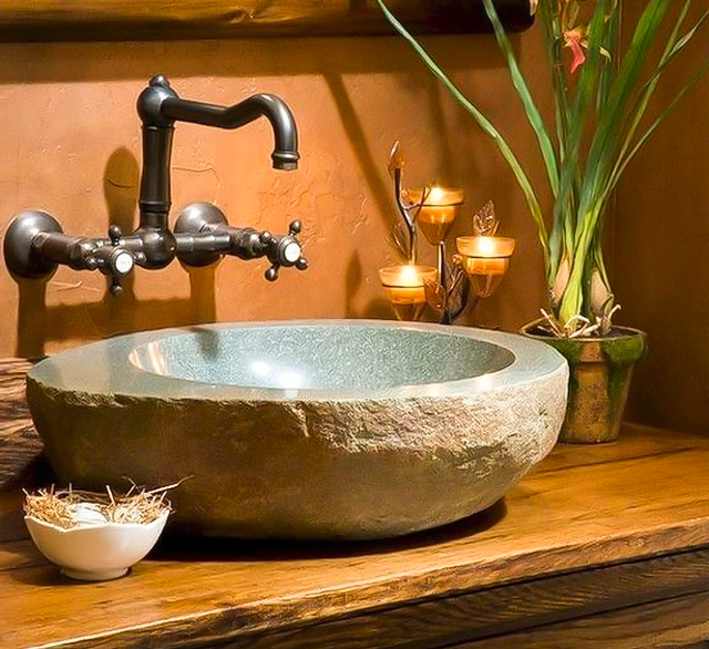 stone bathroom sink