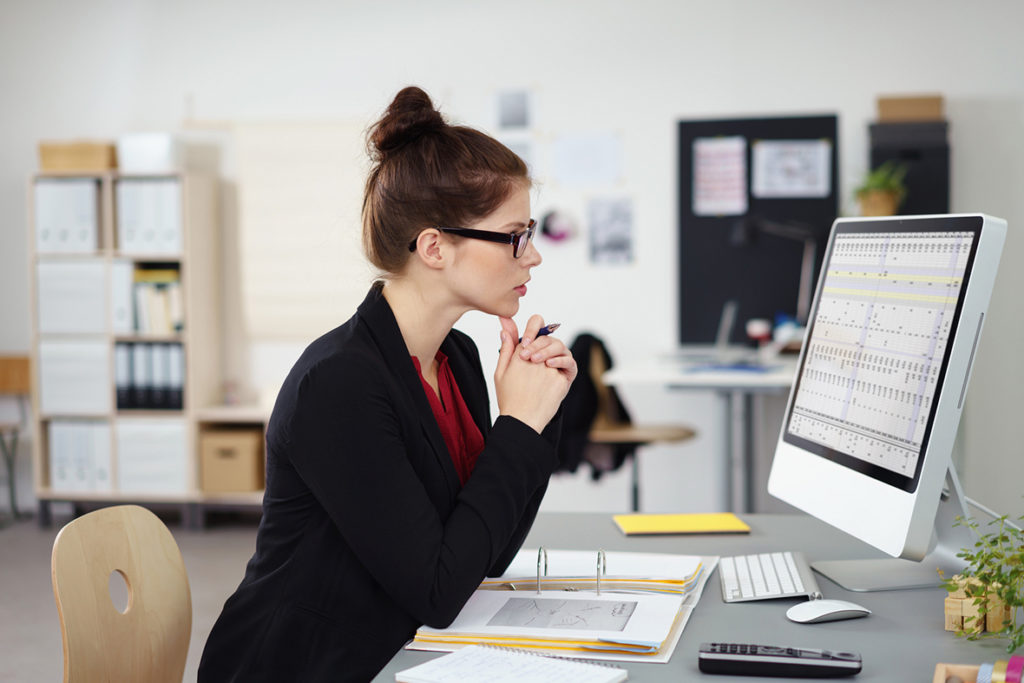 Ergonomics position your monitor properly