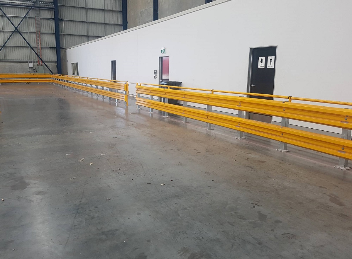 heavy duty warehouse barrier