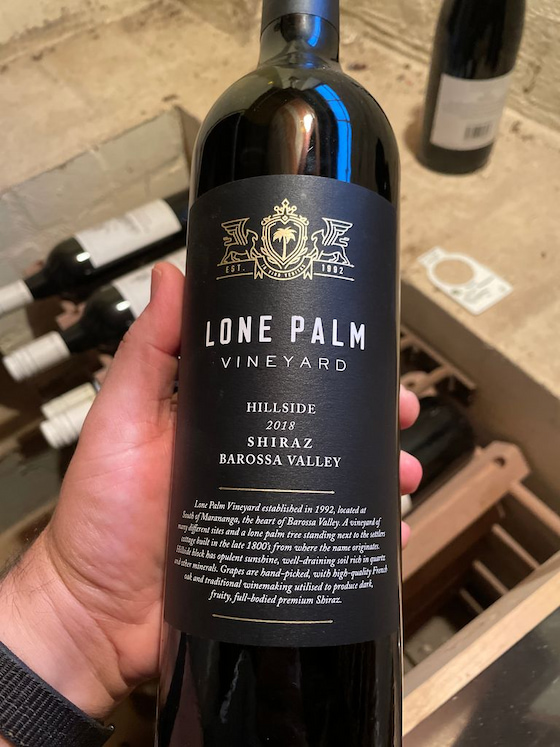 Bottle of Lone Palm Vineyards 'Selection' Shiraz 2018