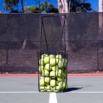 Tennis ball basket