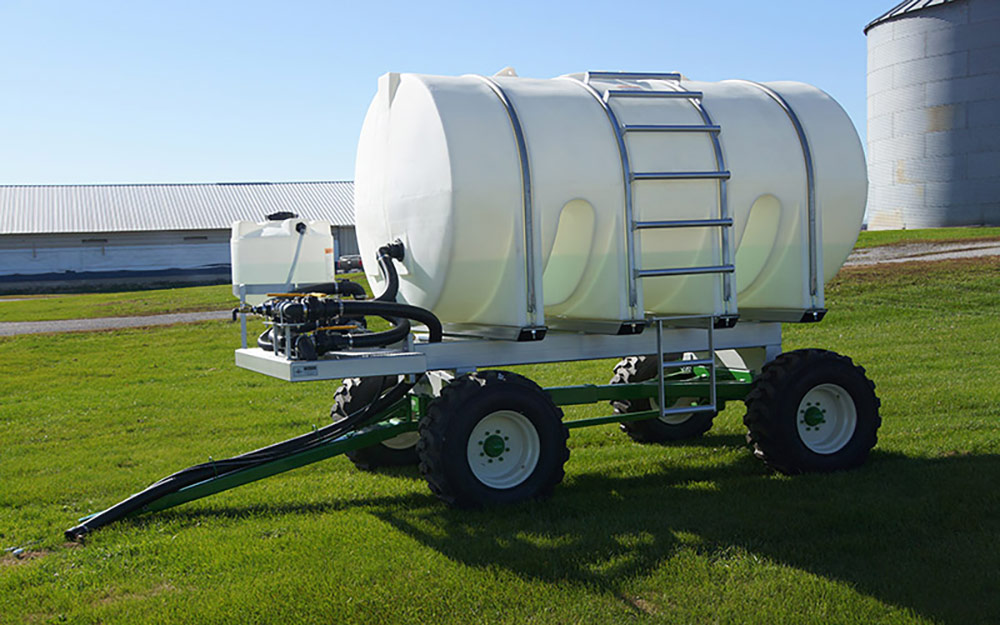 Water Trailer on the grass