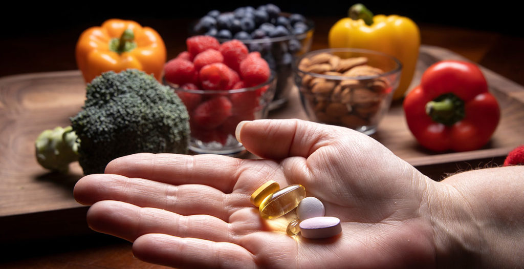 Multivitmain tablets vs health food