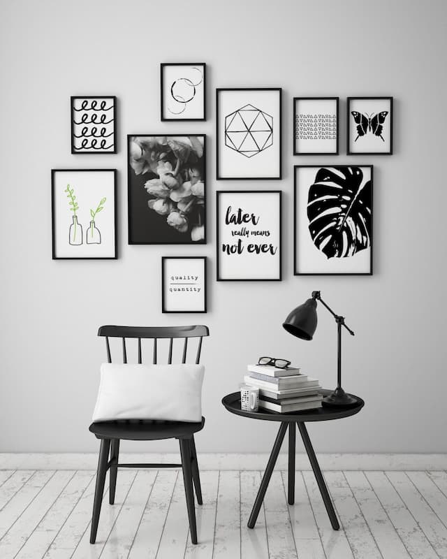 Black and White Wall Decor