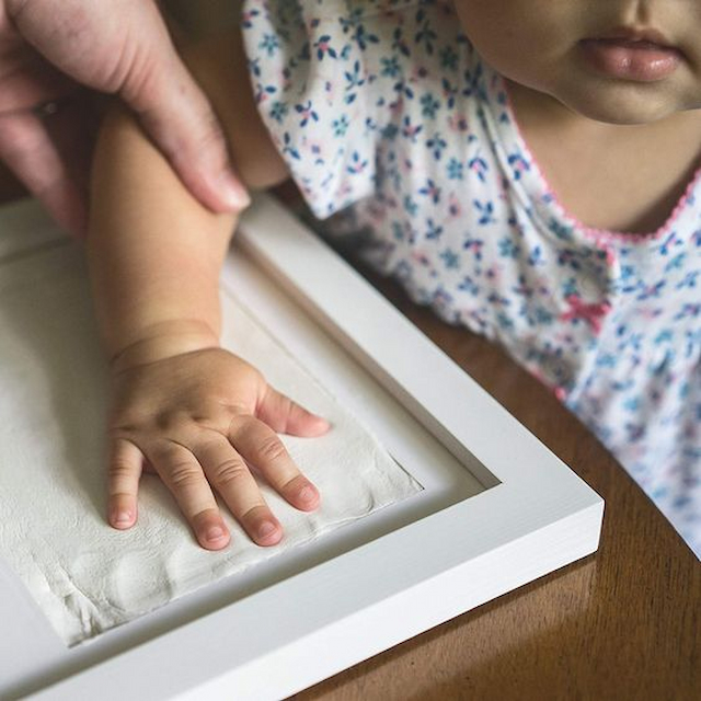 baby handprint picture fram