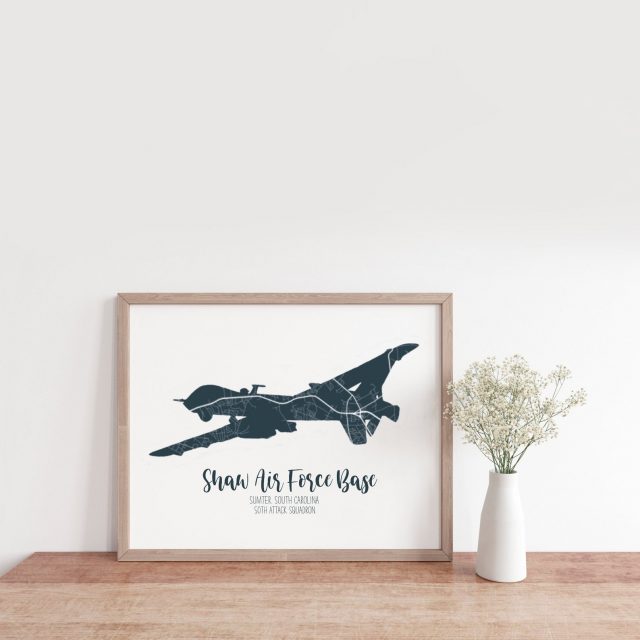 military-inspired photo for home decor