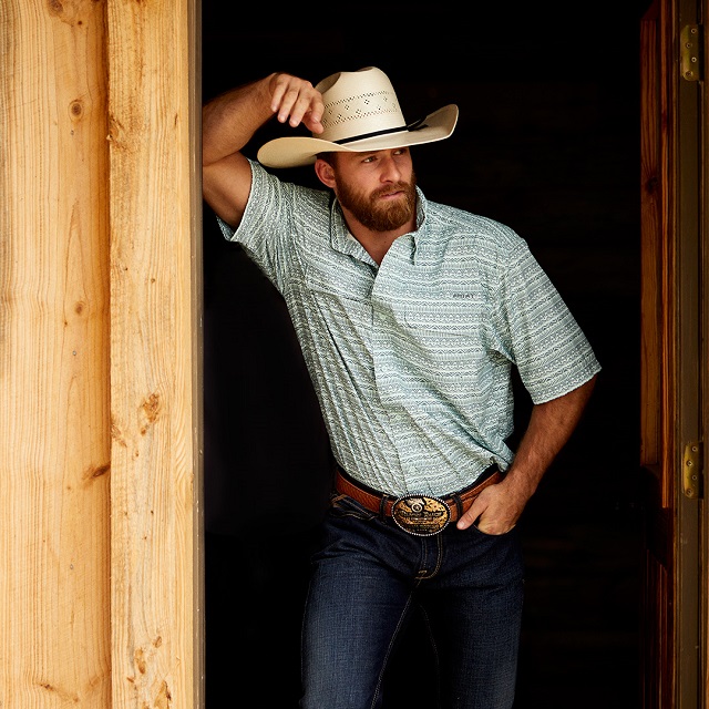 man wearing Western wear