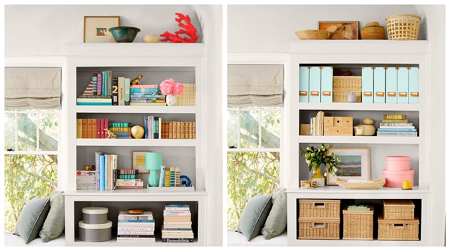 organise your bookshelves