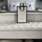 SOPHIE STORAGE DRESSING BENCH 148CM LINEN WHITE