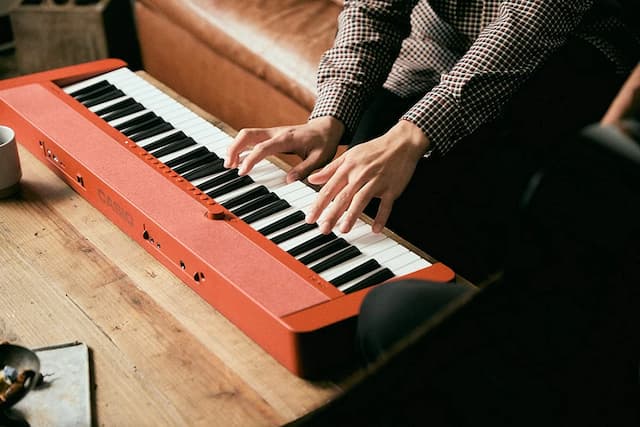 Man playing Piano/Keyboard