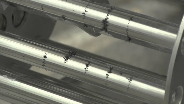 a large industrial magnetic separator used for separating metal particles from raw material