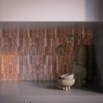 Italian Rosso Kit Kat Travertine Mosaic 98x15