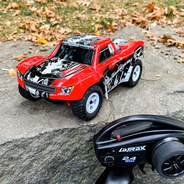 Red RC car